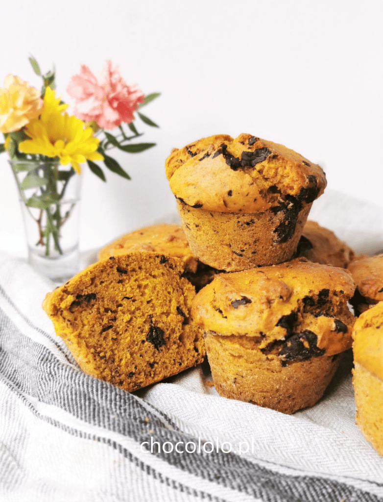 najlepsze muffiny dyniowe z czekoladą 1