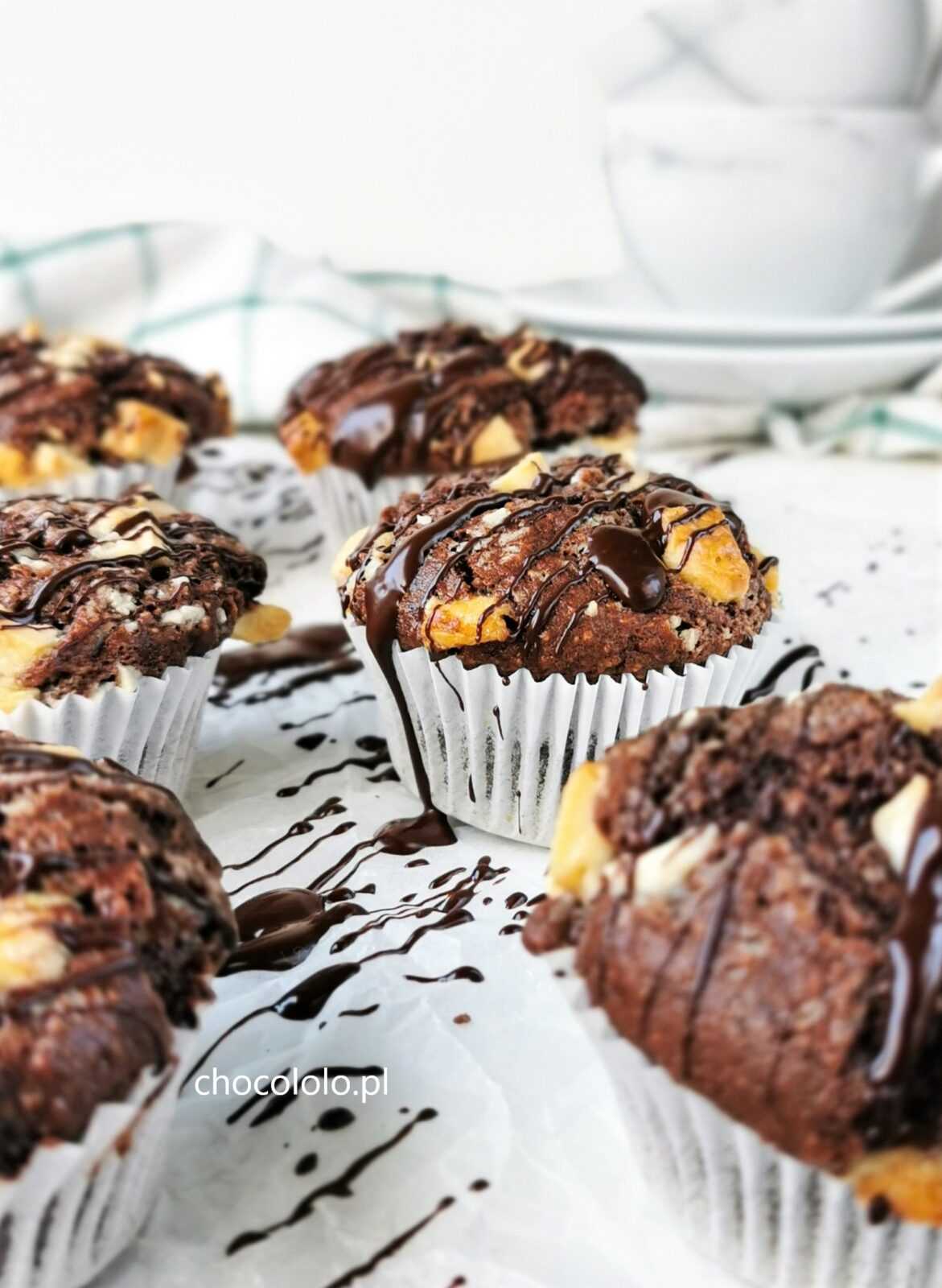 czekoladowe muffinki z białą czekoladą 1a