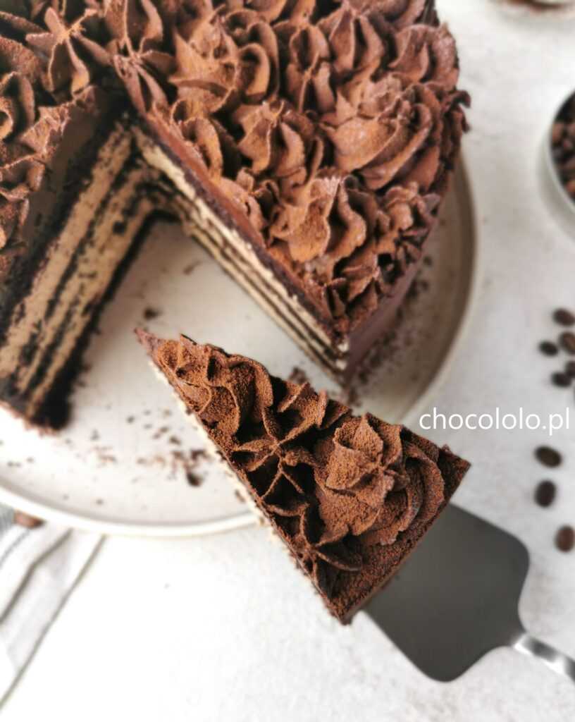 tort czekoladowo-kawowy