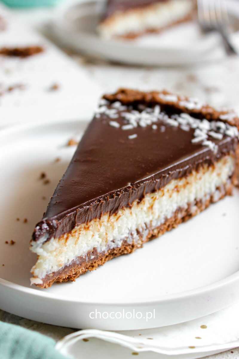 Tarta Bounty (bez pieczenia) - Chocololo.pl - czekoladowy blog