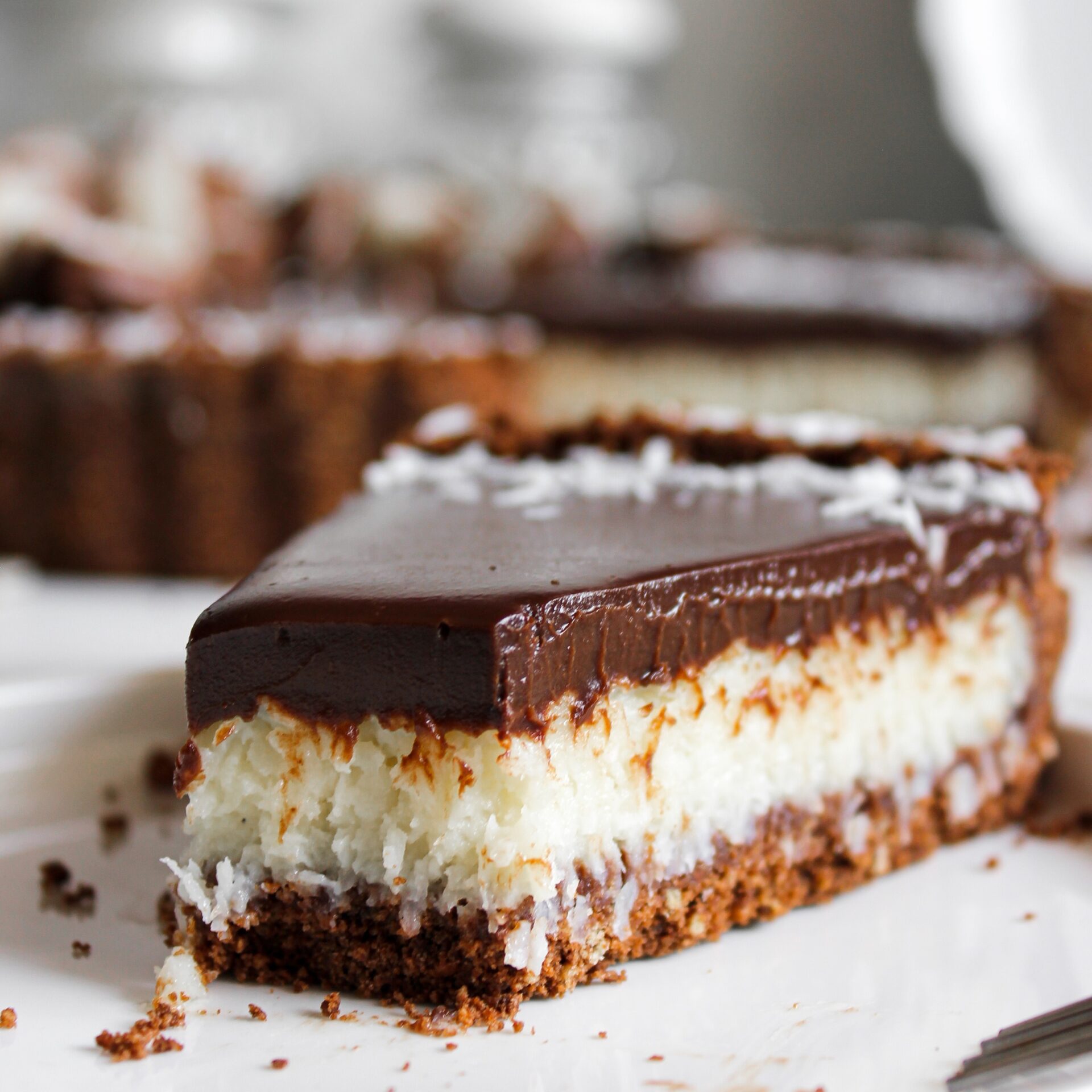 Tarta Bounty (bez pieczenia) - Chocololo.pl - czekoladowy blog