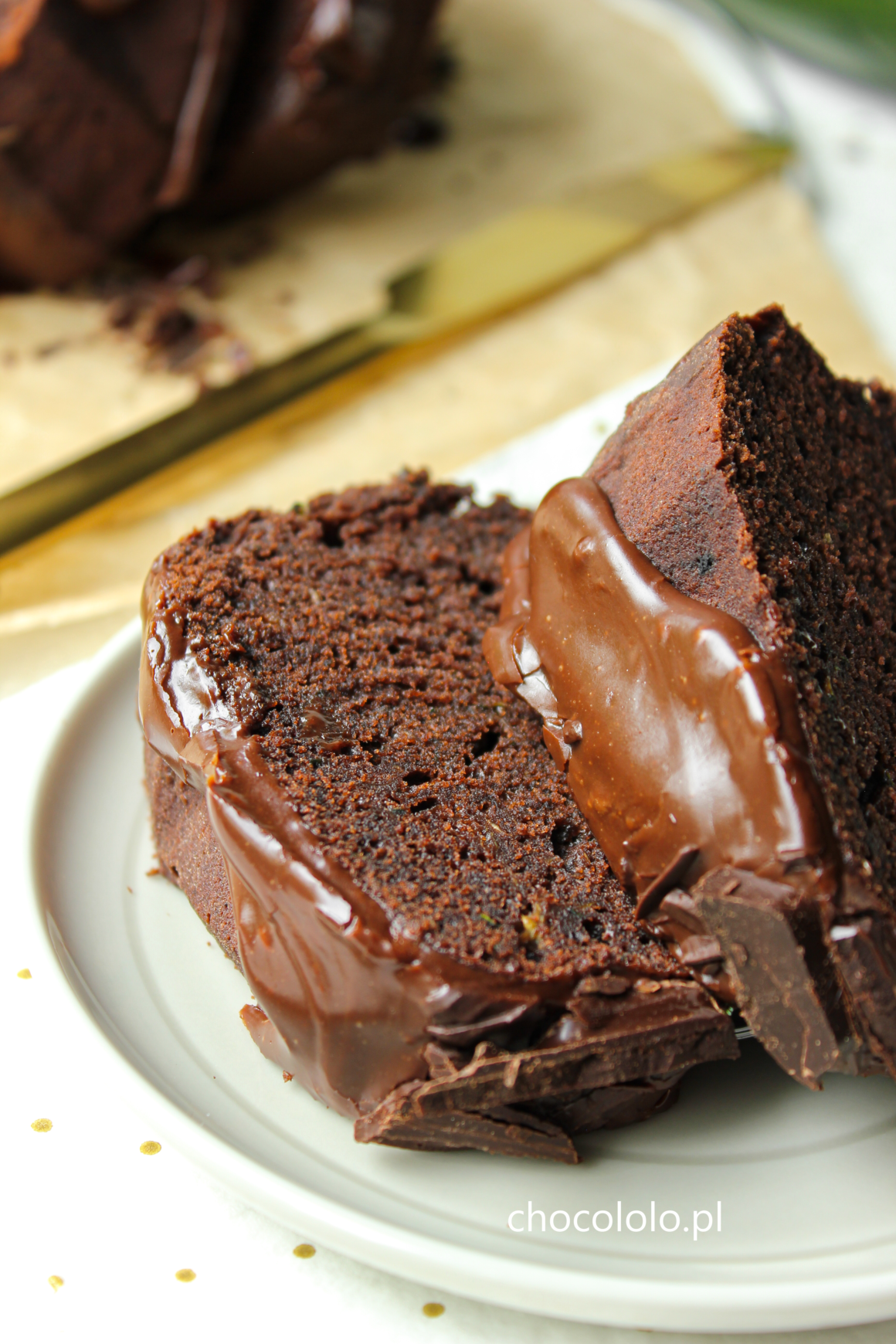czekoladowe ciasto z cukinią