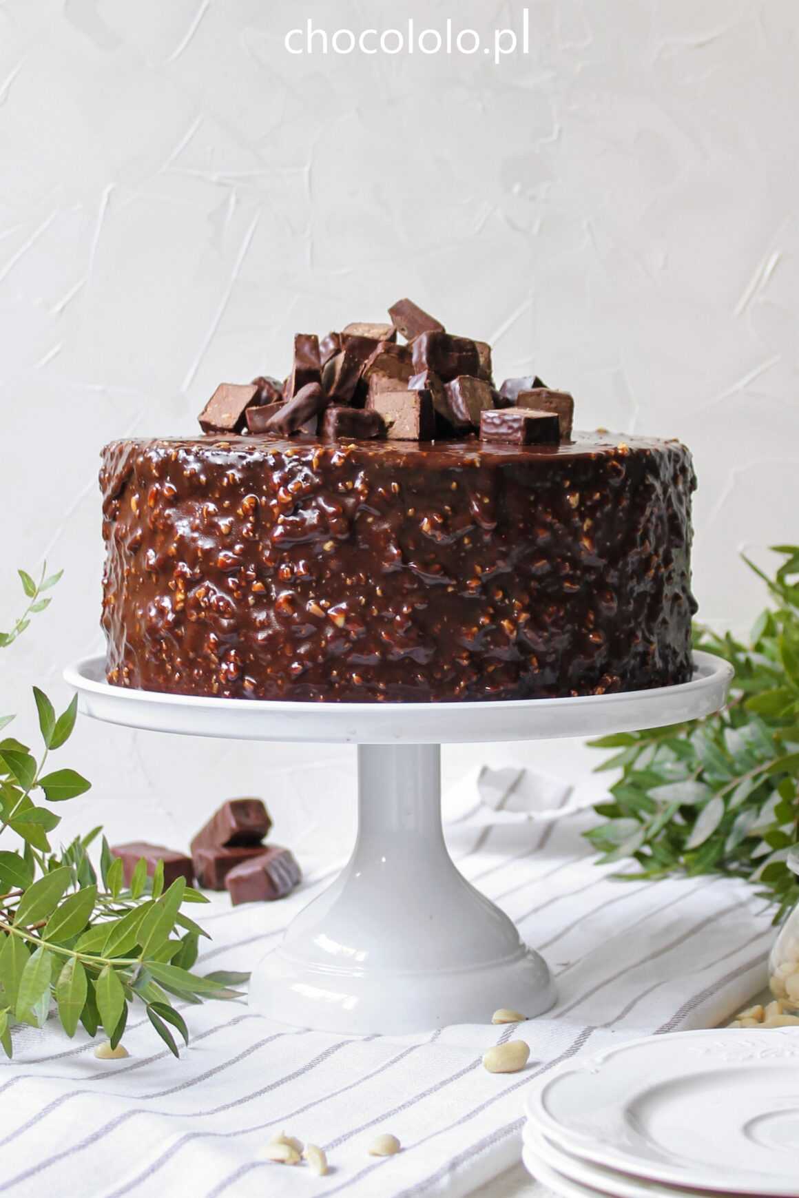 czekoladowy tort michałek