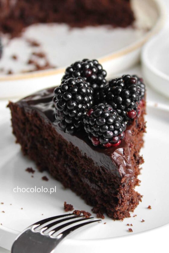 obłędnie czekoladowe ciasto migdałowe