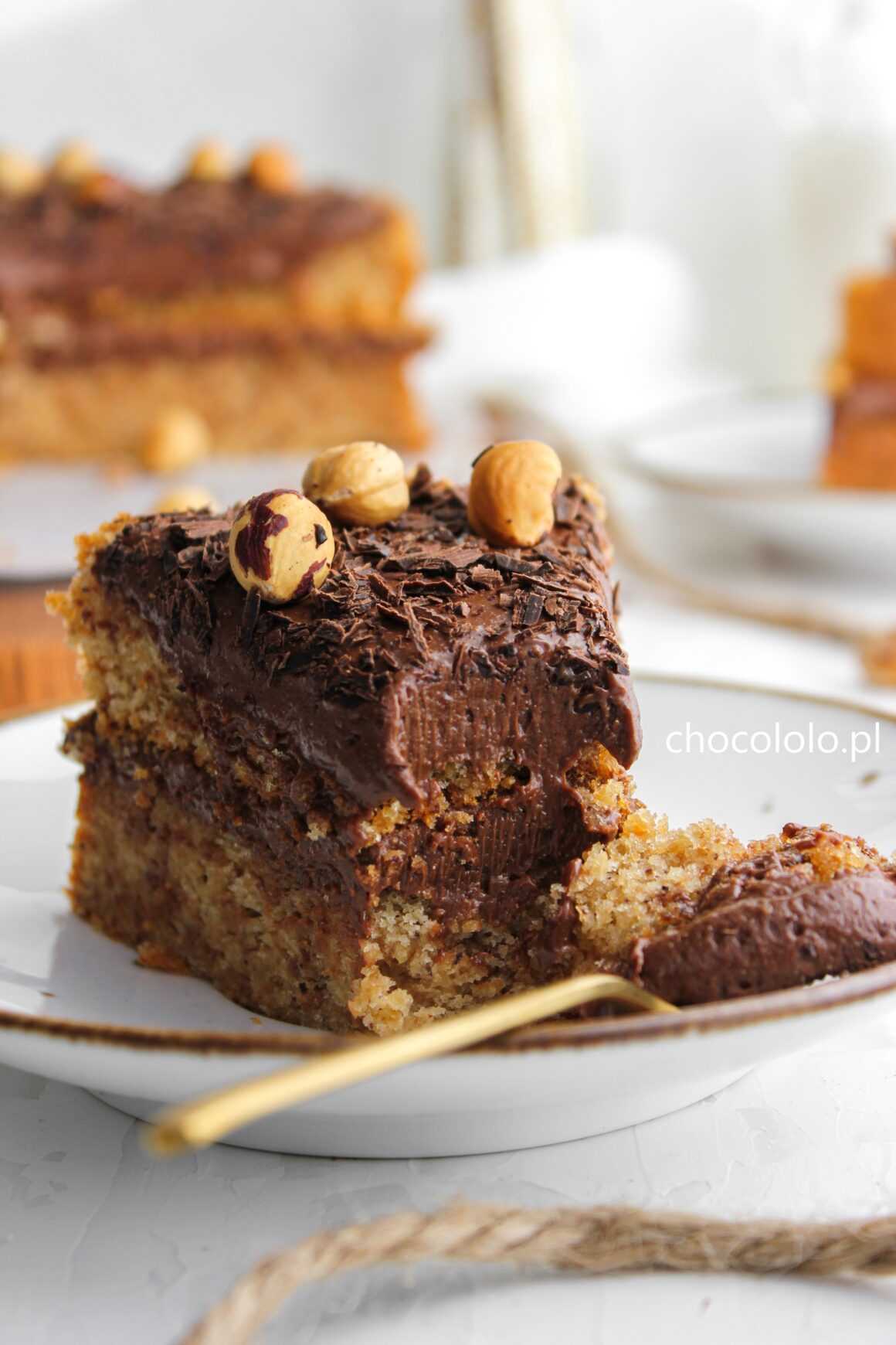 torcik orzechowo-czekoladowy