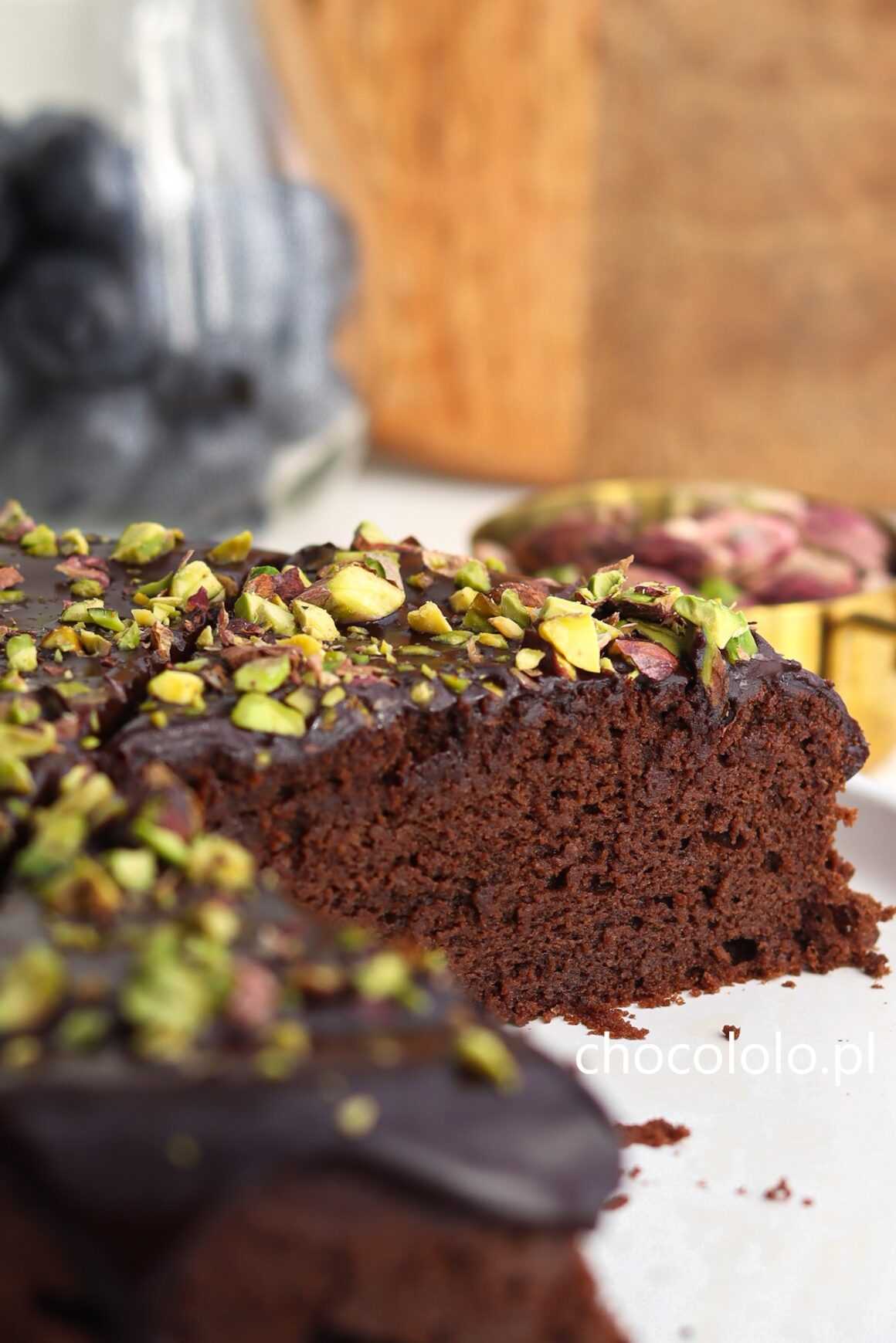 czekoladowe ciasto z ciecierzycy
