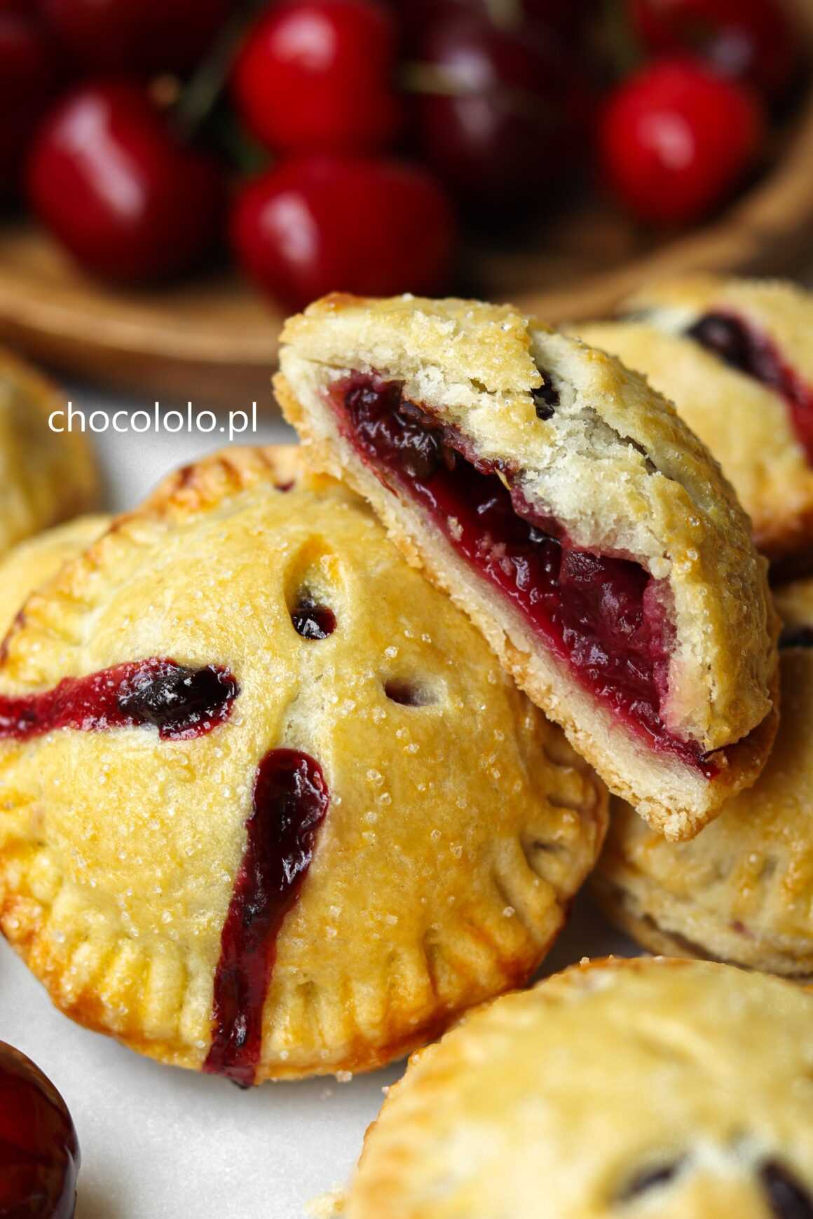 ciasteczka z czereśniami i czekoladą