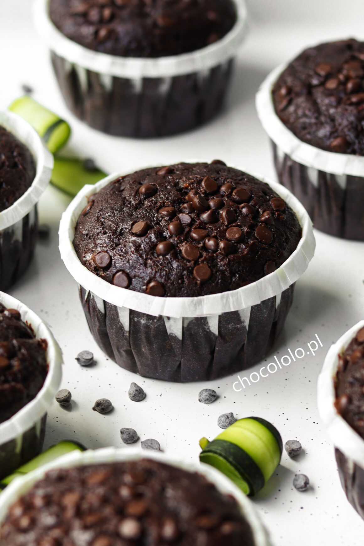 muffinki czekoladowe z cukinią