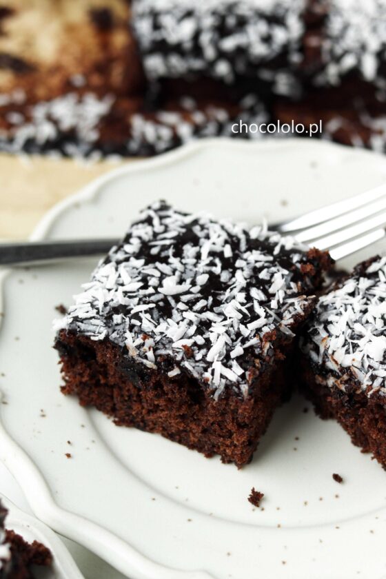 Kärleksmums, szwedzkie ciasto czekoladowo-kawowe