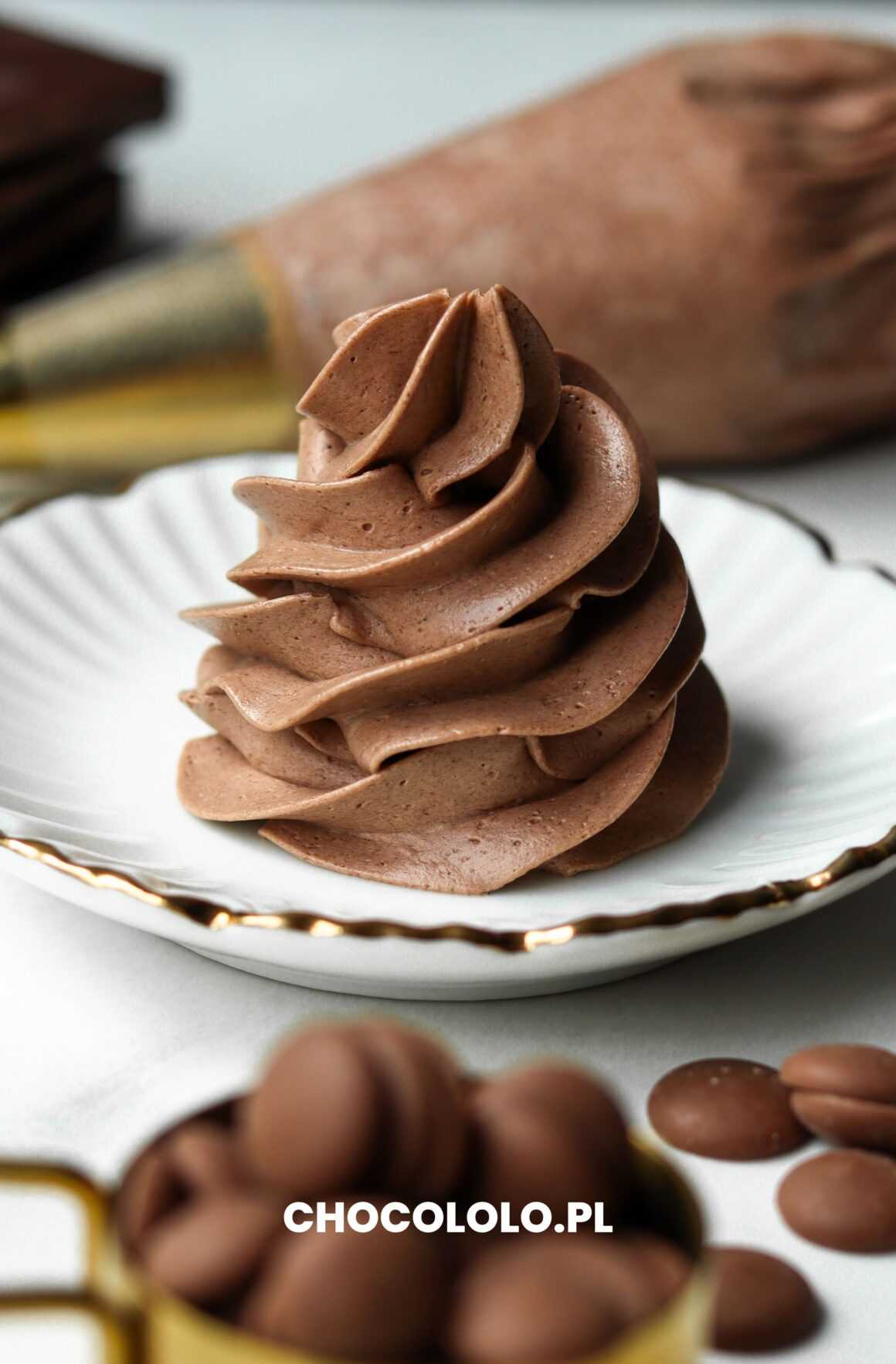czekoladowy krem maślany z mlekiem skondensowanym (z kakao)