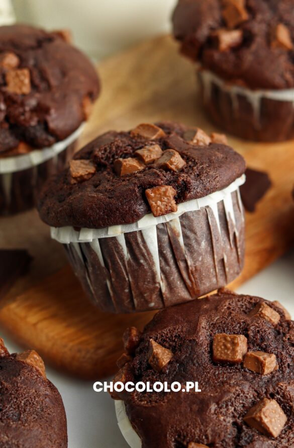 muffinki czekoladowe
