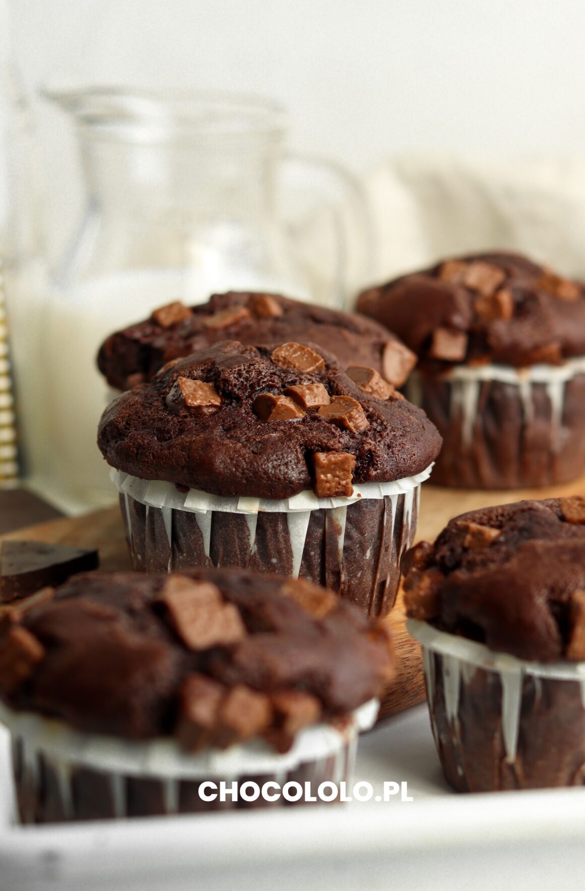 muffinki czekoladowe