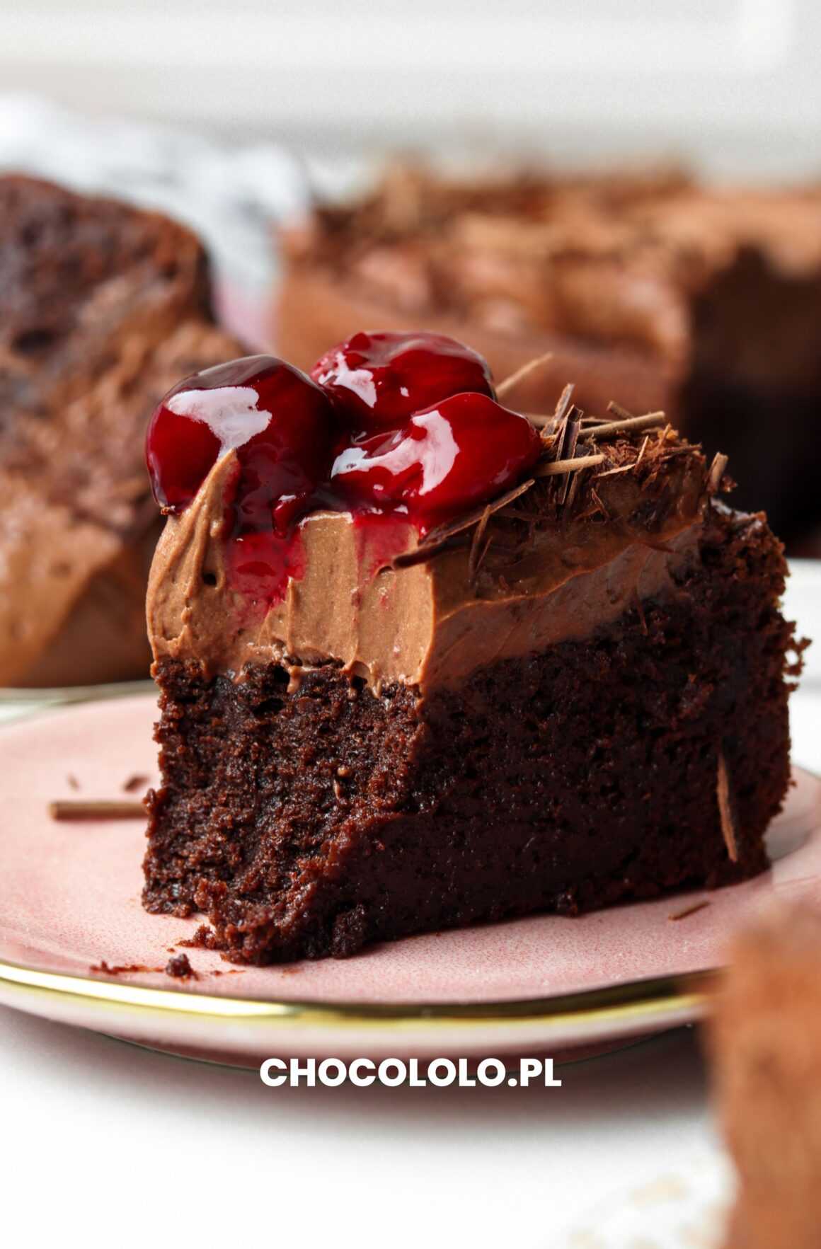 bezmączne ciasto podwójnie czekoladowe