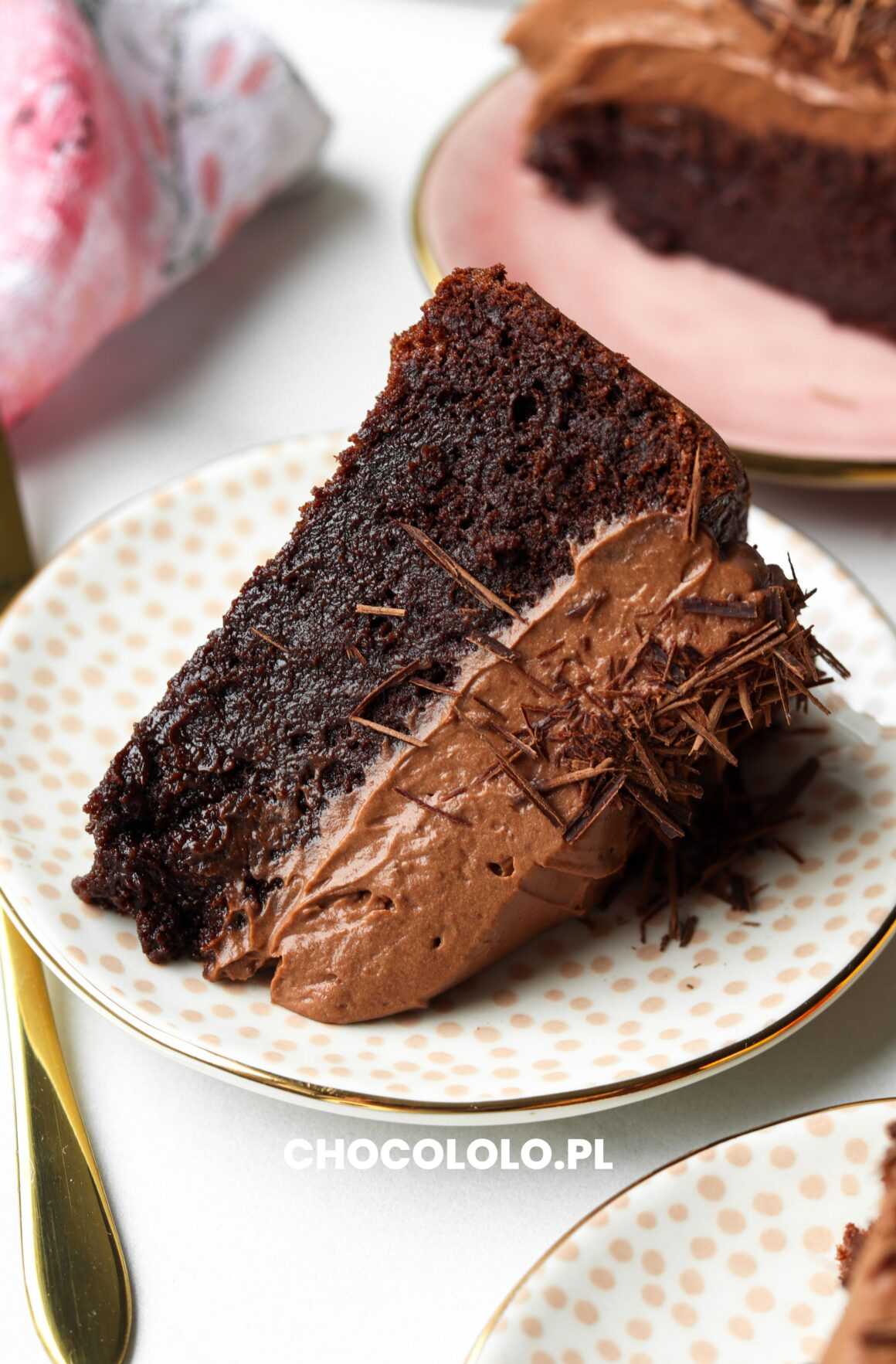 bezmączne ciasto podwójnie czekoladowe