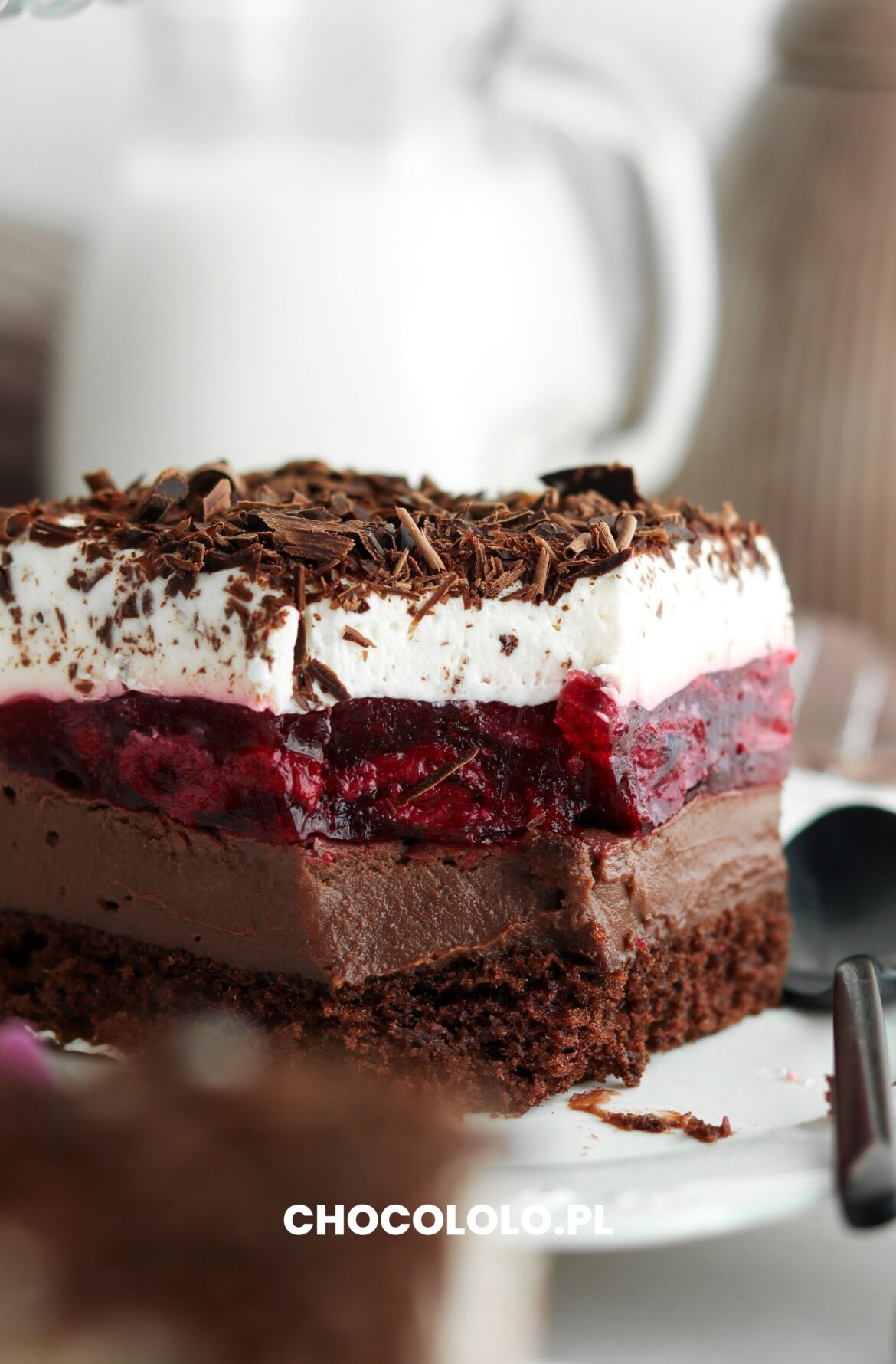 Ciasto Z Wi niami I Budyniem Czekoladowym Chocololo pl Czekoladowy Blog ciasto-z-wi-niami-i-budyniem-czekoladowym-chocololo-pl-czekoladowy-blog