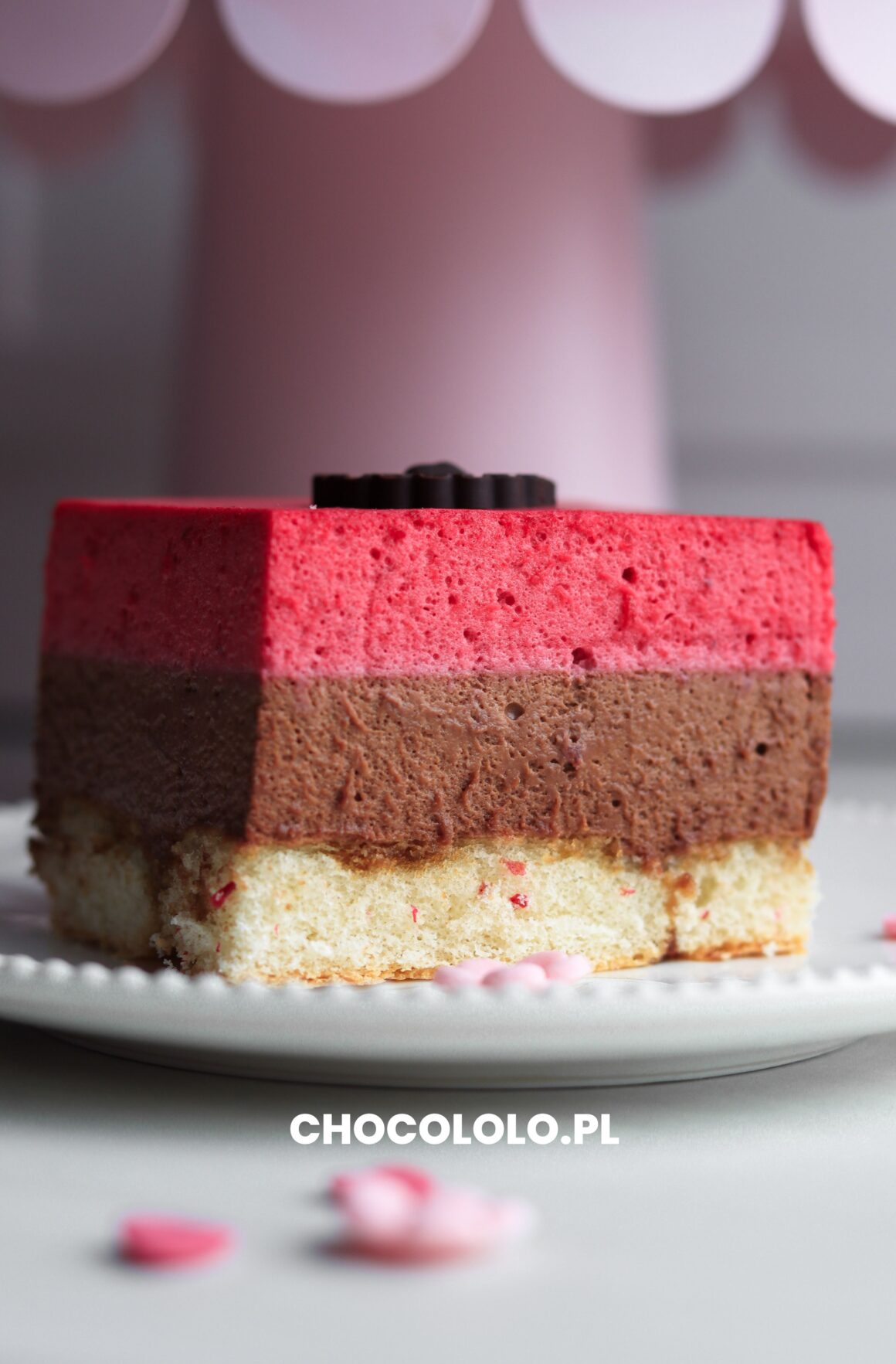 czekoladowo-wiśniowe ciasto bez pieczenia
