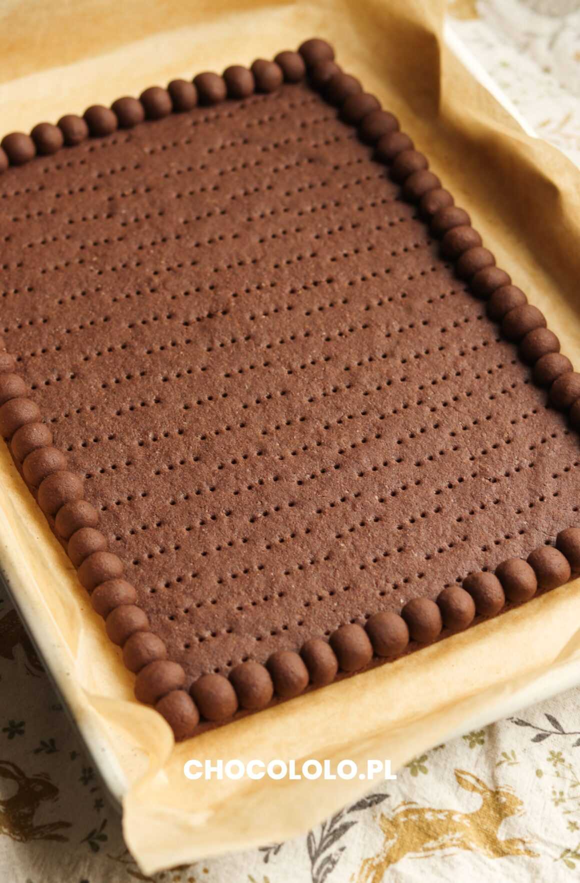 kakaowy spód do mazurka