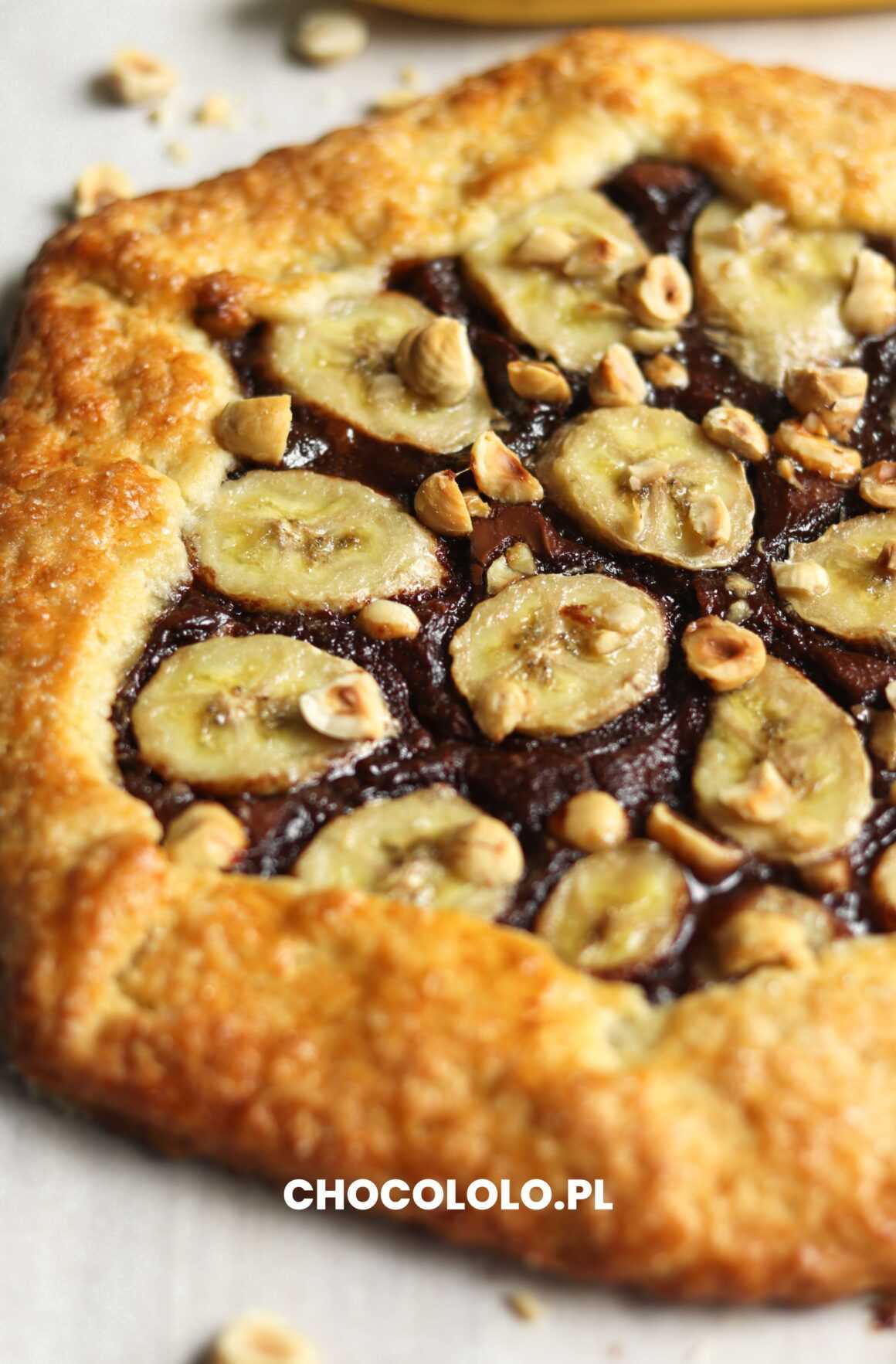 galette z nutellą i bananami