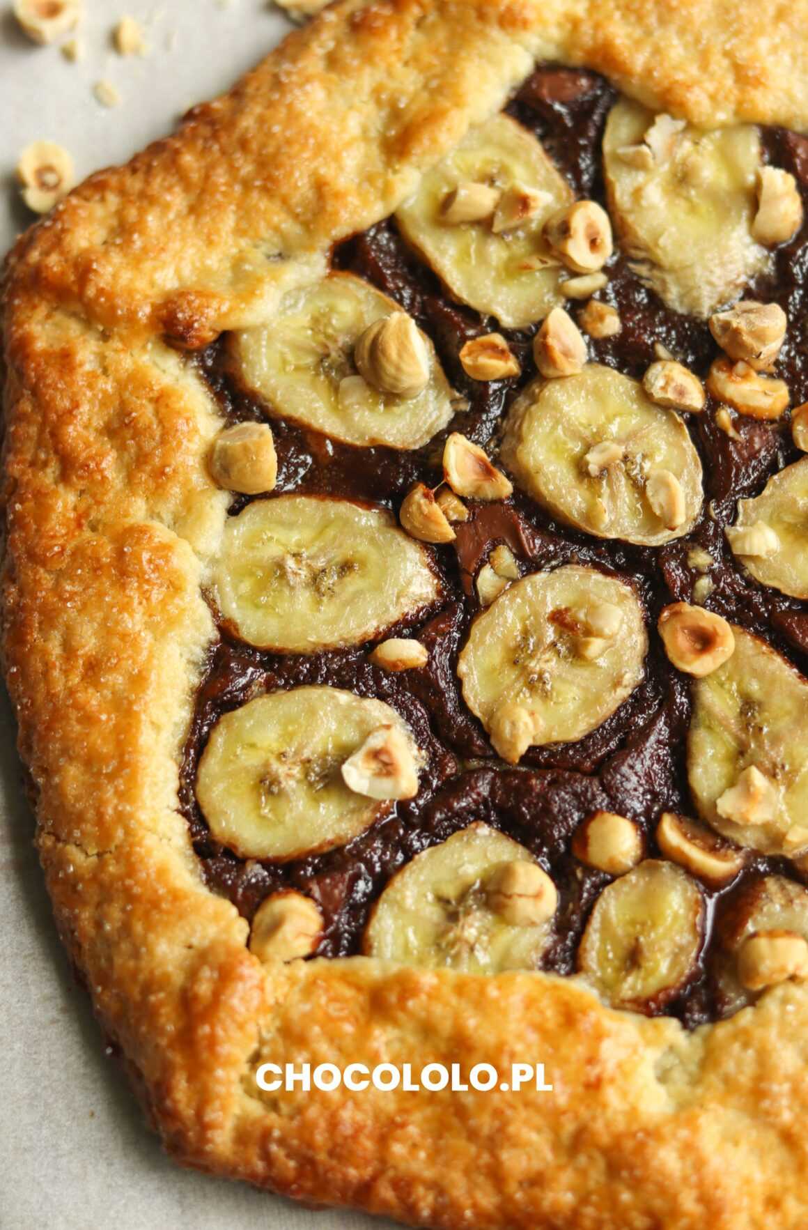 galette z nutellą i bananami