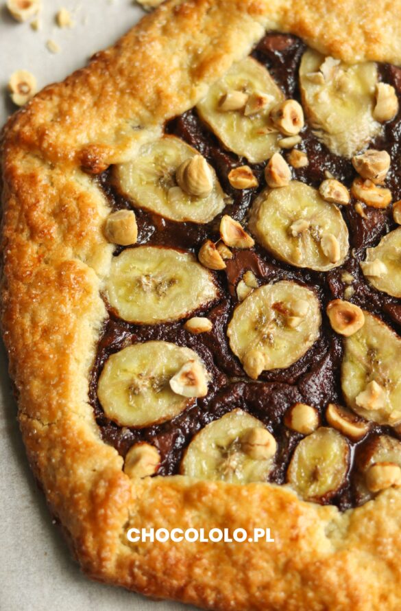 galette z nutellą i bananami
