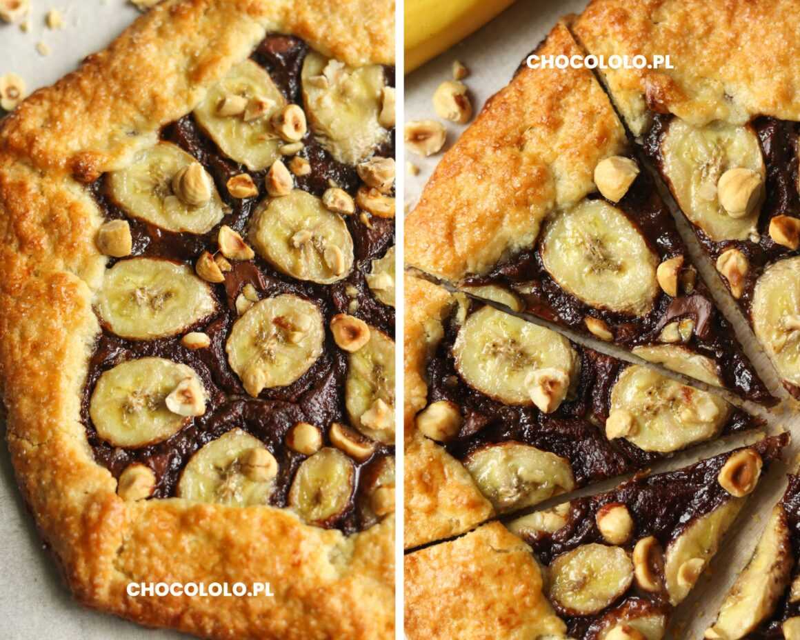 galette z nutellą i bananami