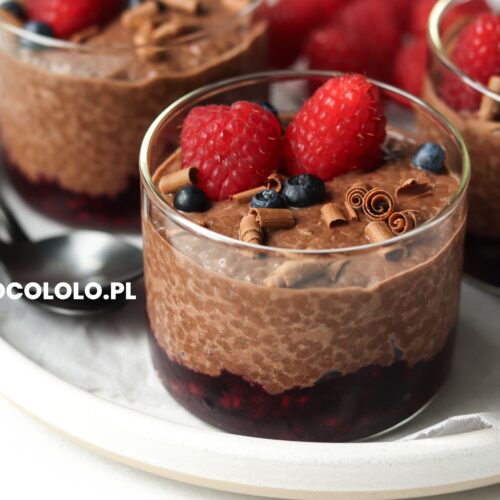 Przepis na czekoladowy pudding chia z 4 składników.