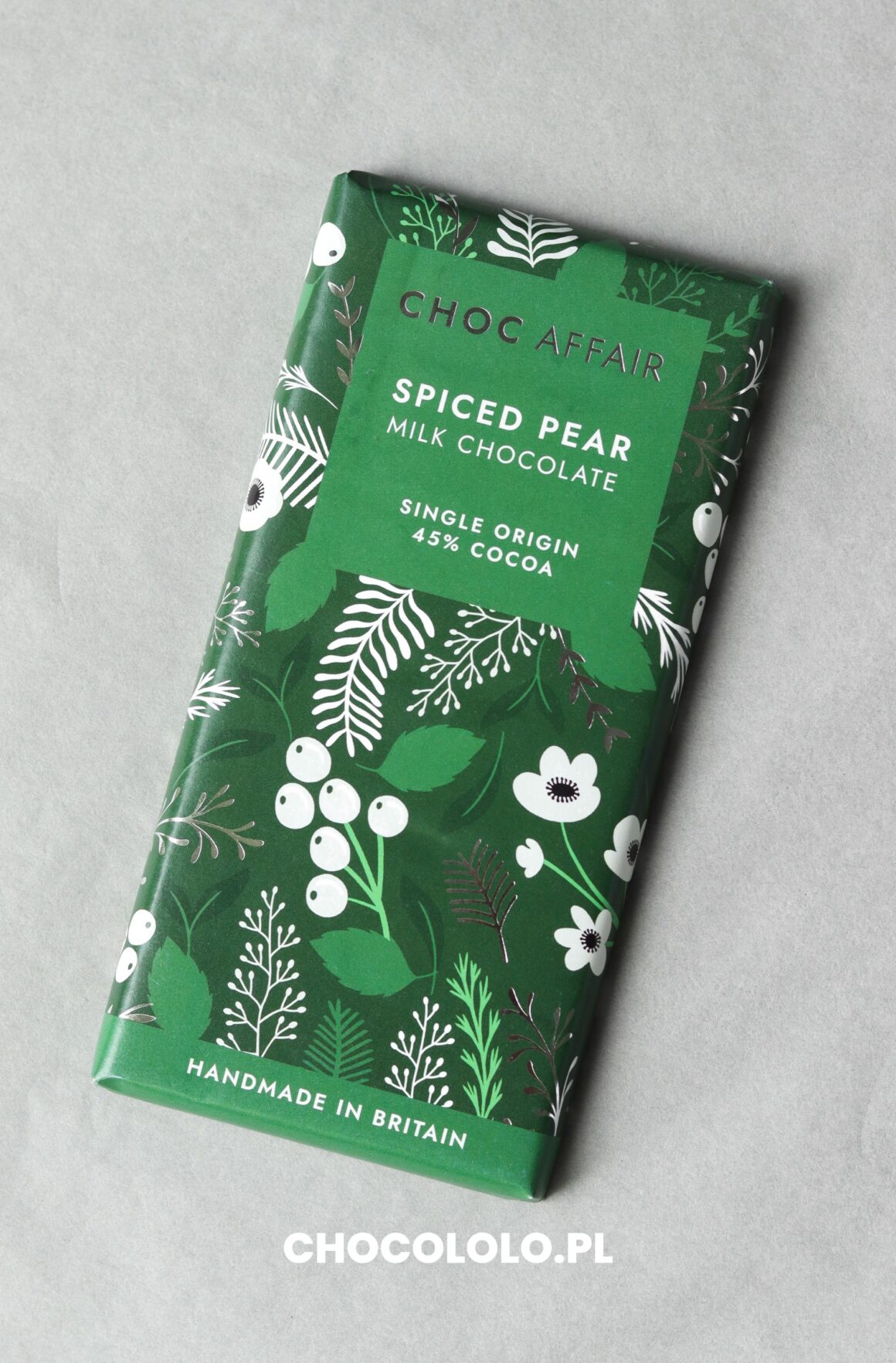Choc affair Spiced Pear Milk chocolate recenzja