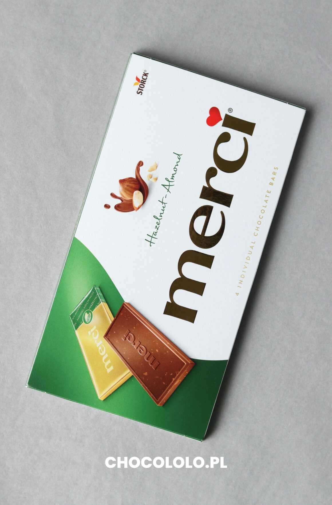 Merci czekolada mleczna z orzechami laskowymi i migdałami recenzja