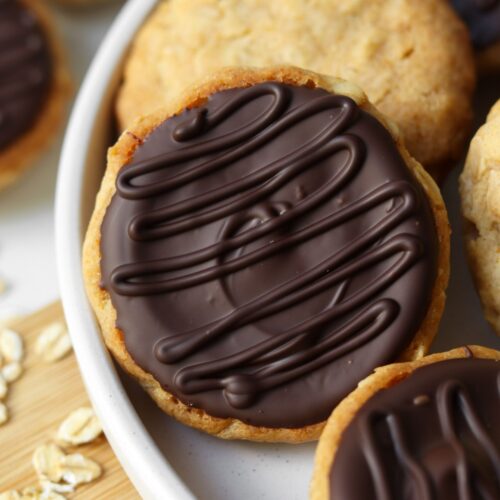 hobnobs z czekoladą