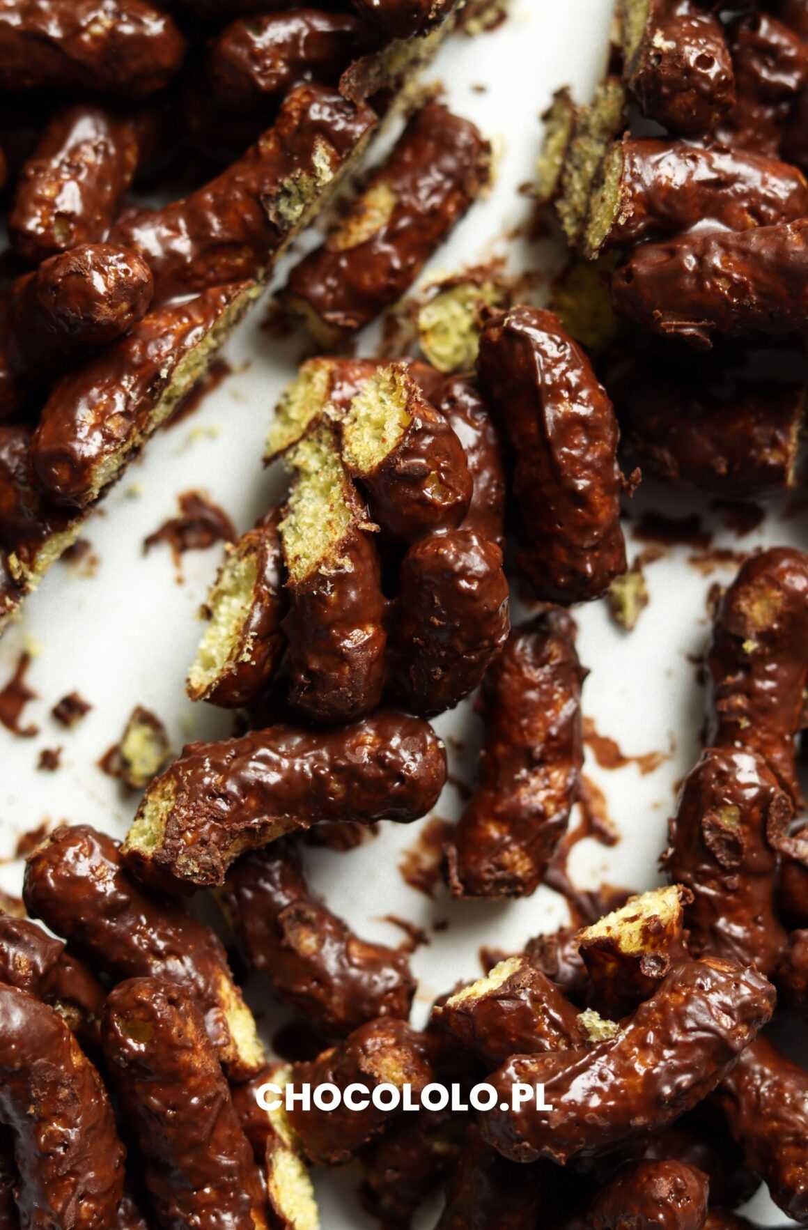 chrupki orzechowe w czekoladzie przepis