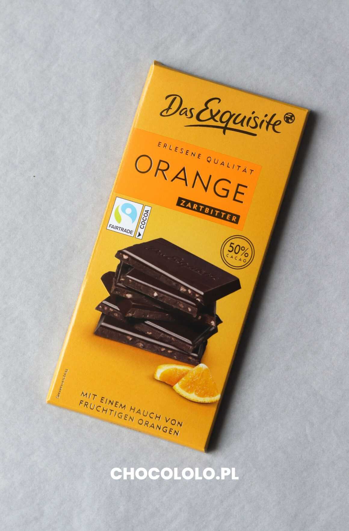 Das Exquisite Czekolada deserowa 50% kakao z granulkami pomarańczy recenzja