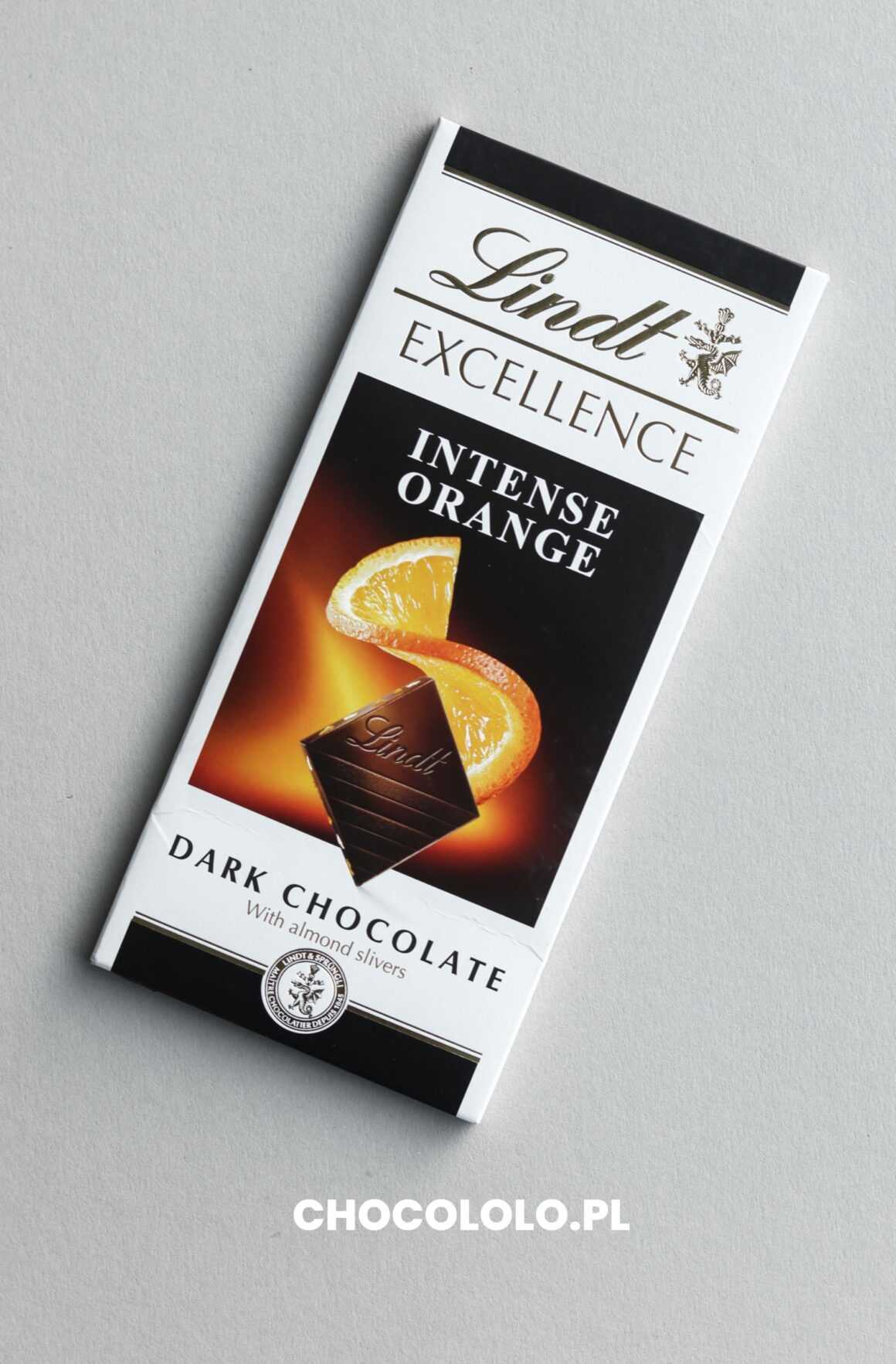 Lindt czekolada gorzka z migdałami i pomarańczą recenzja