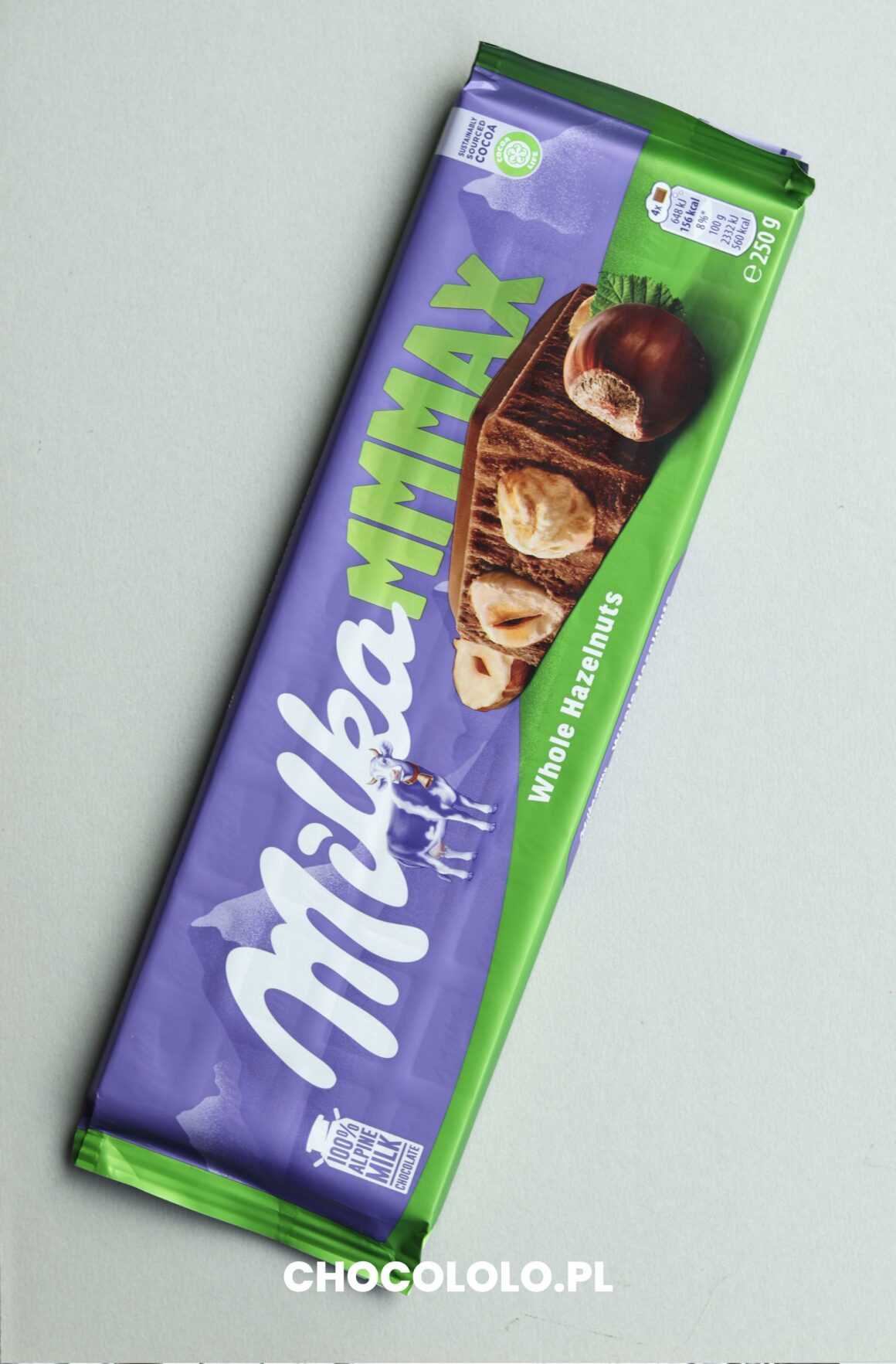 Milka Czekolada mleczna z całymi orzechami recenzja