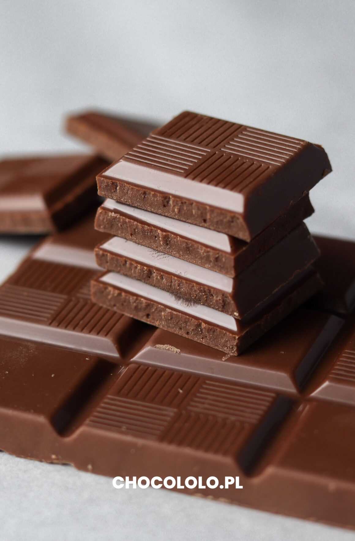 kostki mlecznej czekolady choctopus