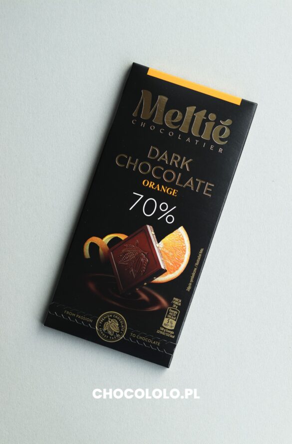meltie czekolada gorzka 70% z płatkami pomarańczowymi recenzja