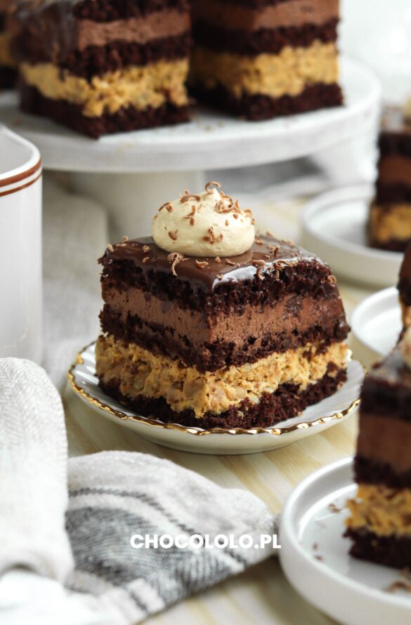 słonecznikowiec z kremem czekoladowym