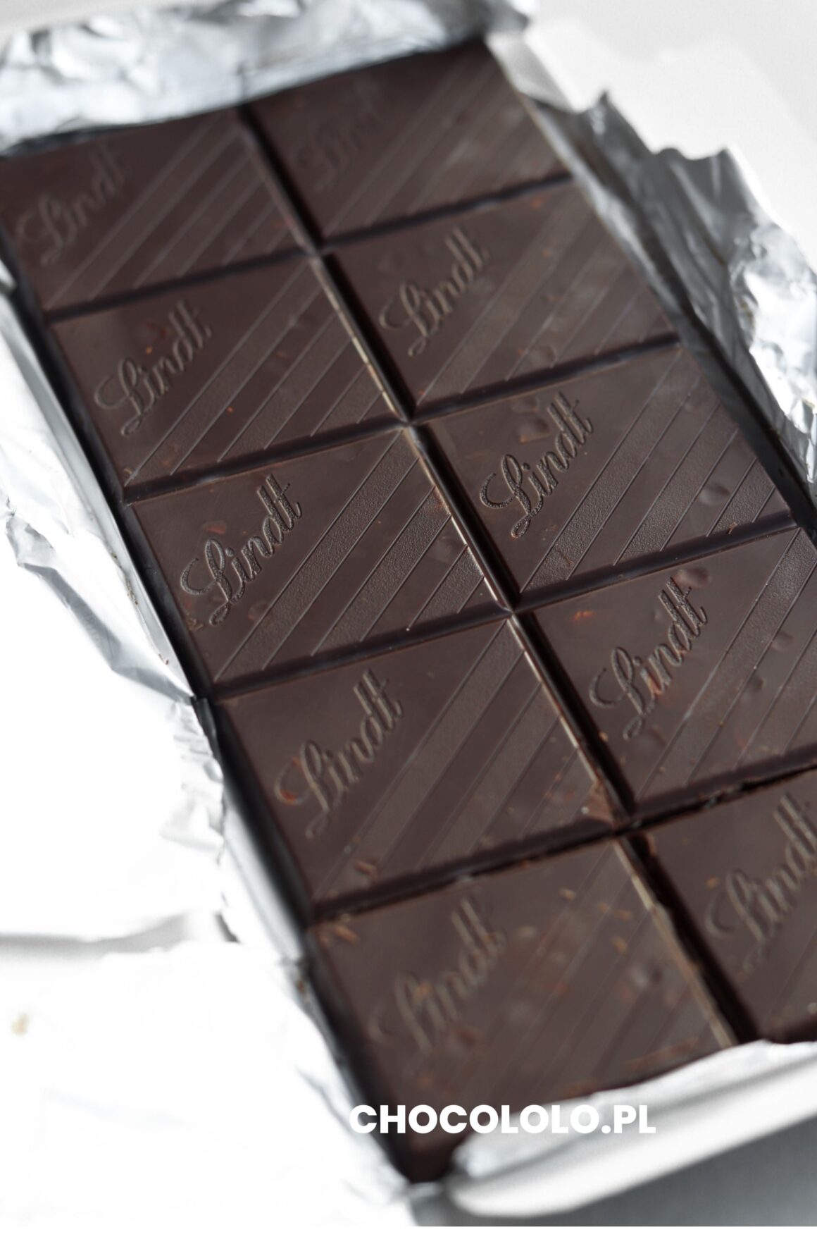 tabliczka czekolady Lindt z pomarańczą