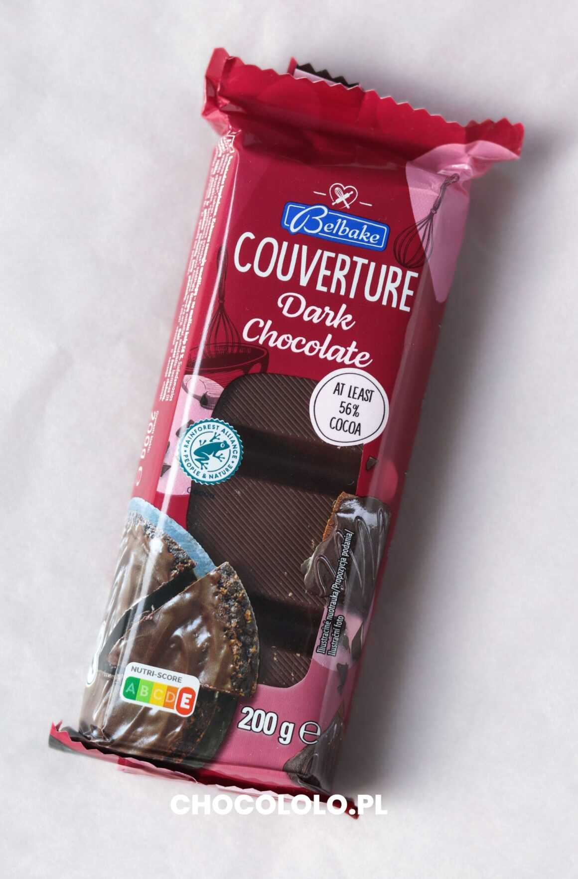 Belbake Kuwertura ciemna czekolada 56% recenzja