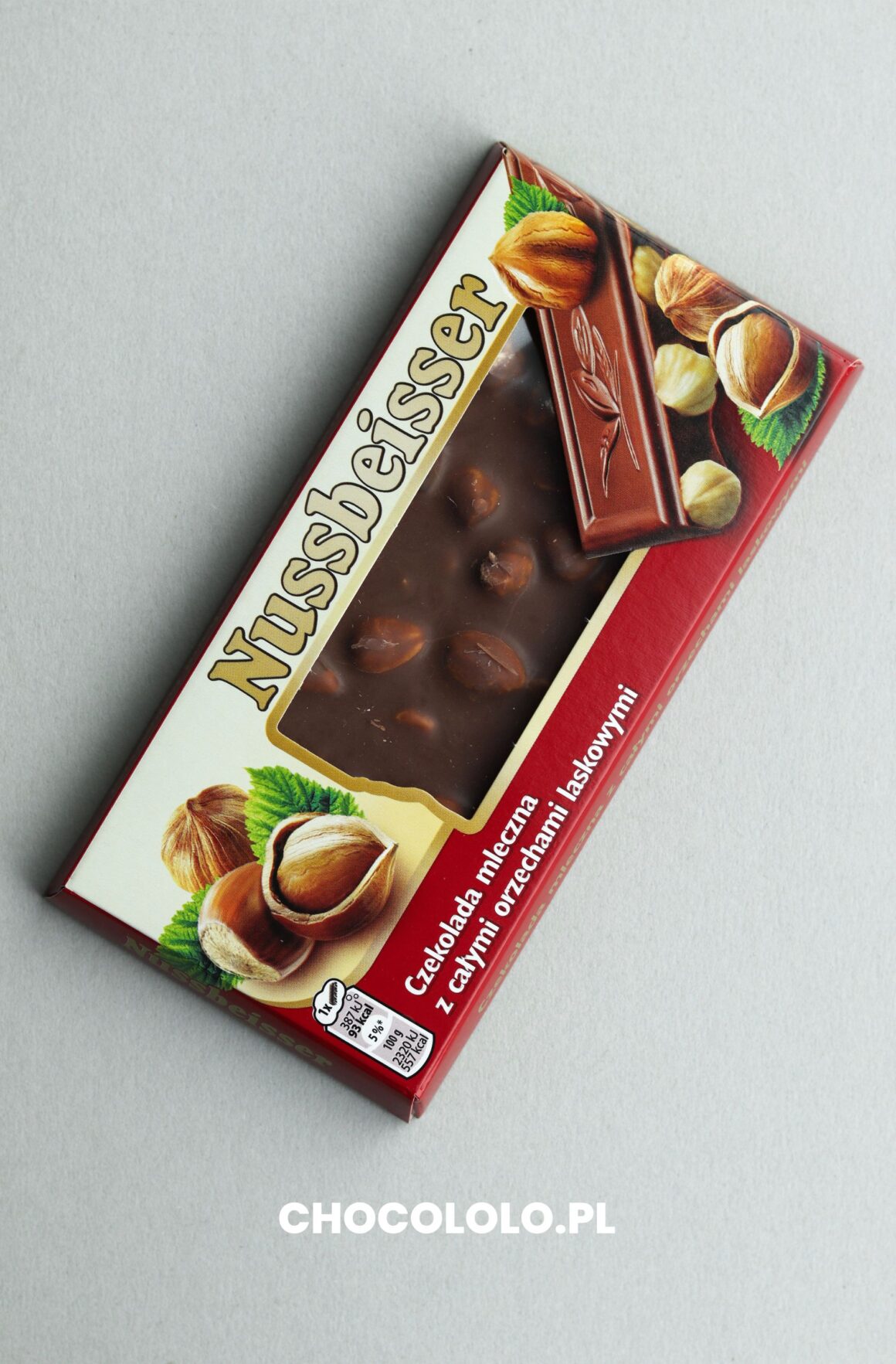 Nussbeisser Czekolada mleczna z całymi orzechami laskowymi recenzja
