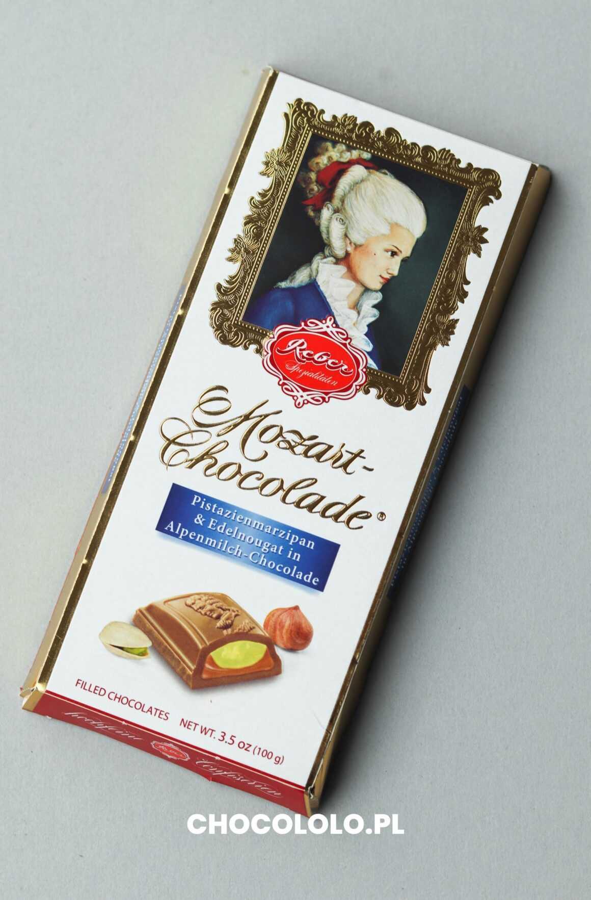 Reber Mozart Czekolada mleczna z nugatem i marcepanem recenzja