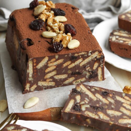 świąteczny blok czekoladowy