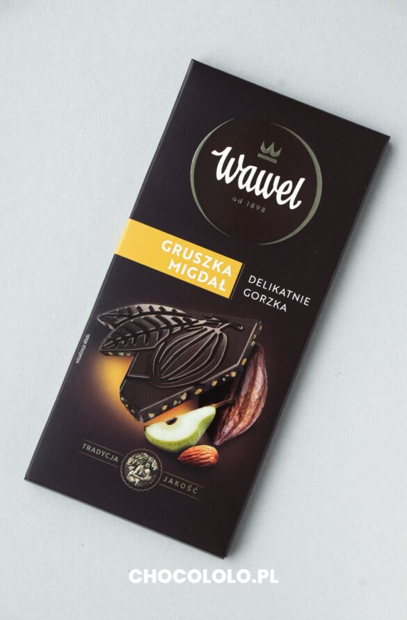 Wawel czekolada delikatnie gorzka gruszka migdał recenzja