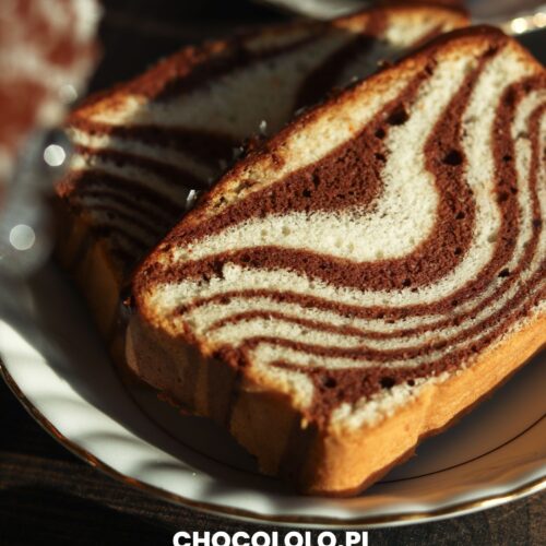 babka zebra na białkach