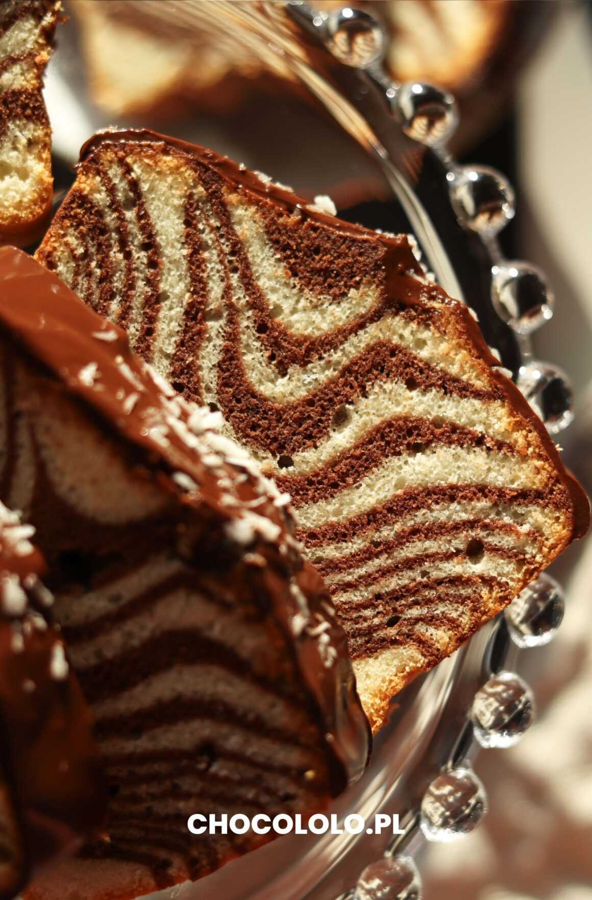 babka zebra na białkach super przepis