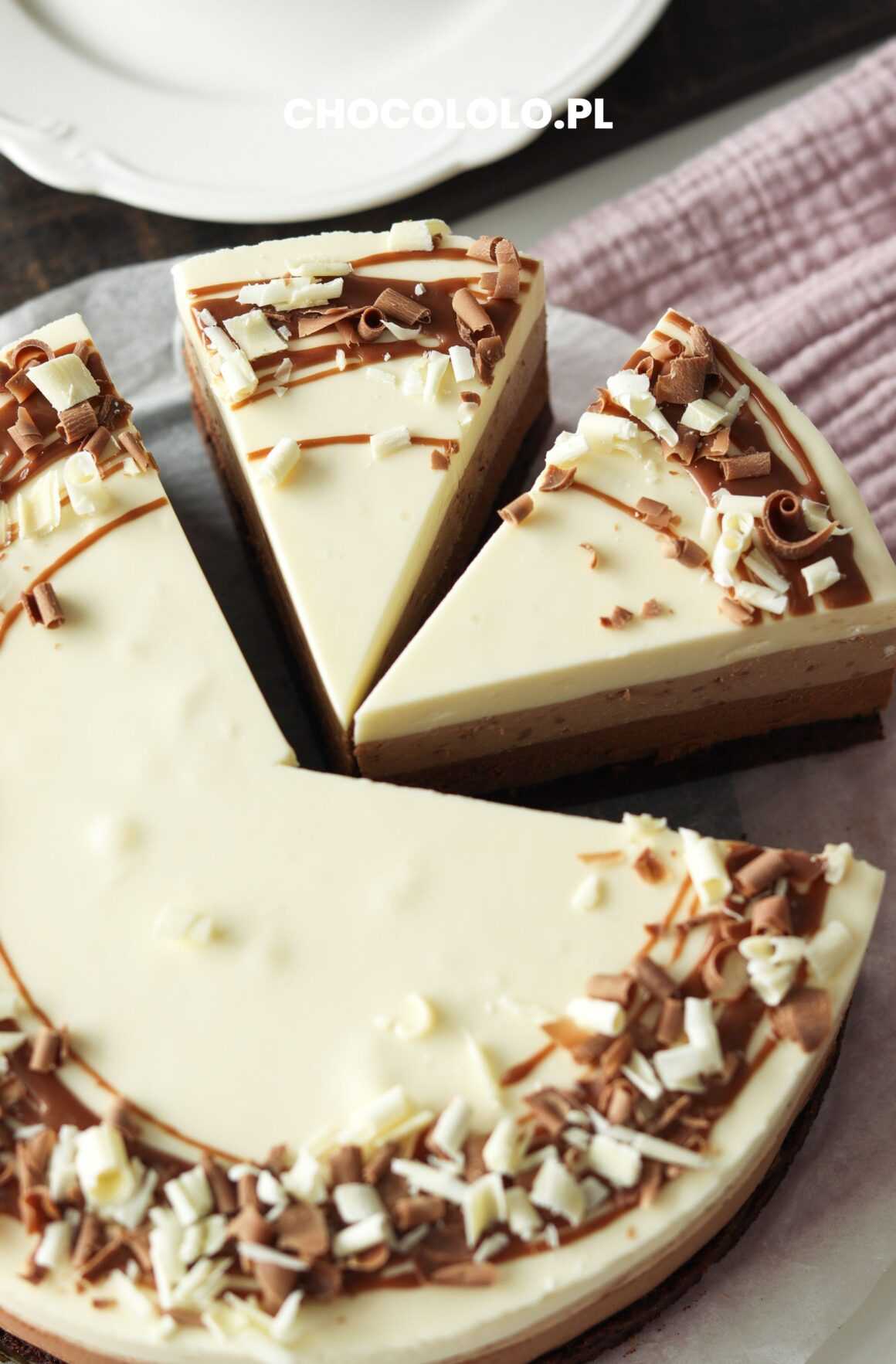 ciasto z 3 czekolad przepis