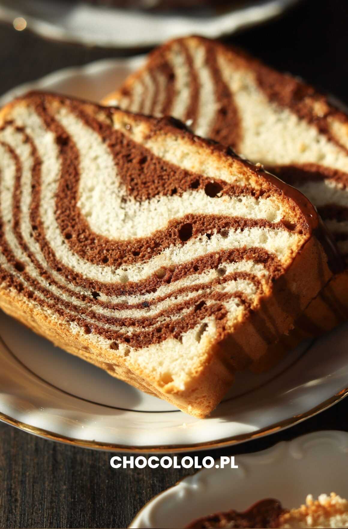 ciasto zebra na białkach