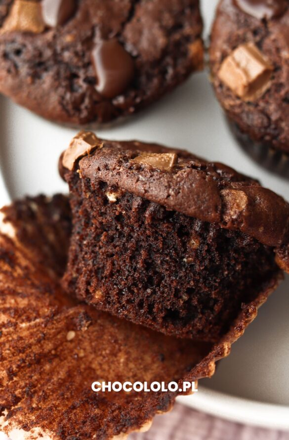 czekoladowe muffiny bez glutenu