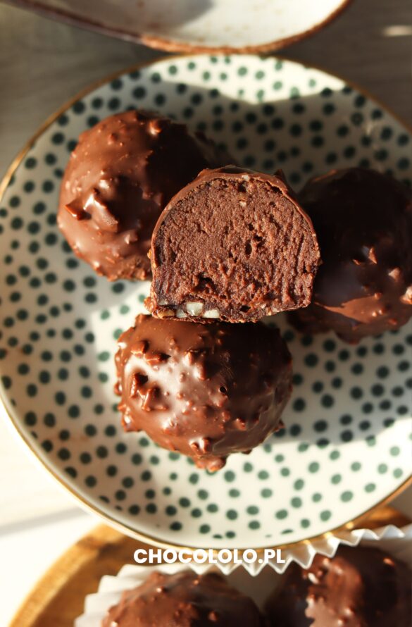 czekoladowe trufle z ciecierzycy