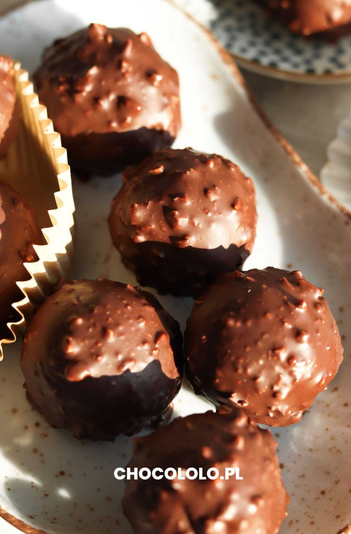 czekoladowe trufle z ciecierzycy przepis