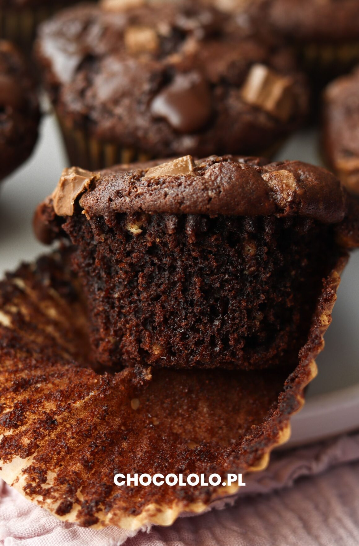pyszne muffinki czekoladowe bez glutenu